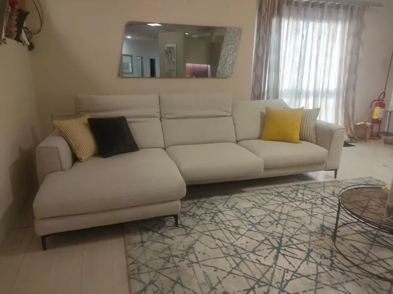 Divano Capri tessuto in misto piuma  Rosini in Offerta Outlet