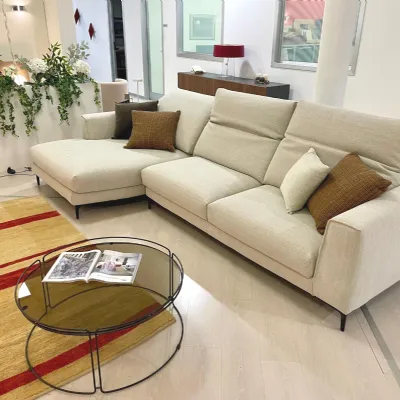 Divano Capri tessuto in misto piuma  Rosini in Offerta Outlet