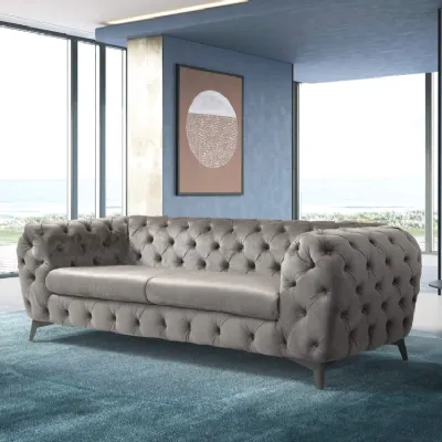 Lineare Divano chesterfield elegant Artigianale in Offerta Outlet a soli 1900