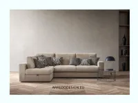 Divano Cliff tessuto in poliuretano  Samoa in Offerta Outlet