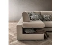 Divano Cliff tessuto in poliuretano  Samoa in Offerta Outlet