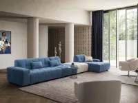 Divano Con penisola modello Collins di Le comfort a prezzi outlet