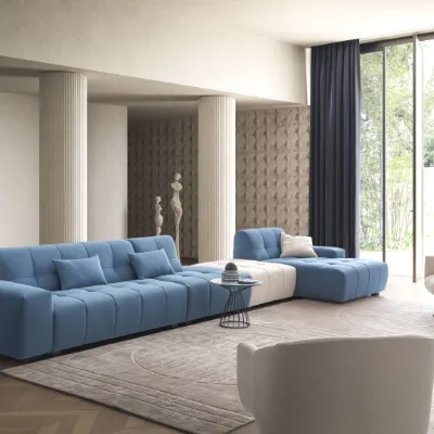 Divano Con penisola modello Collins di Le comfort a prezzi outlet
