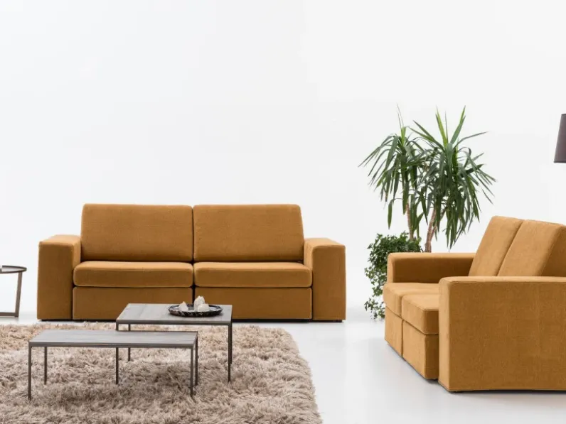 Divano da 3 posti modello Cracovia comfort di Artigianale scontato