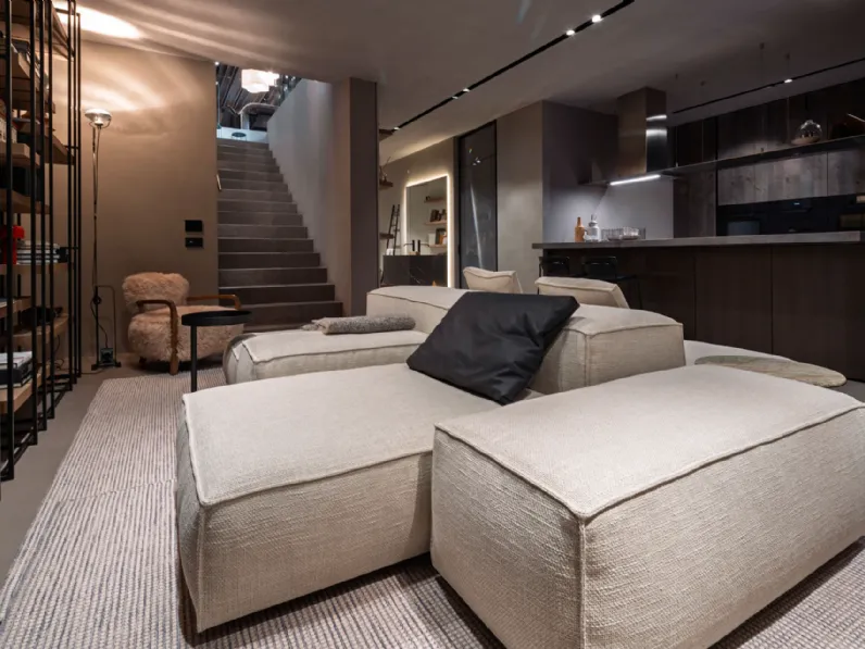 Divano Con penisola Extra soft  Living divani a 9600 Euro