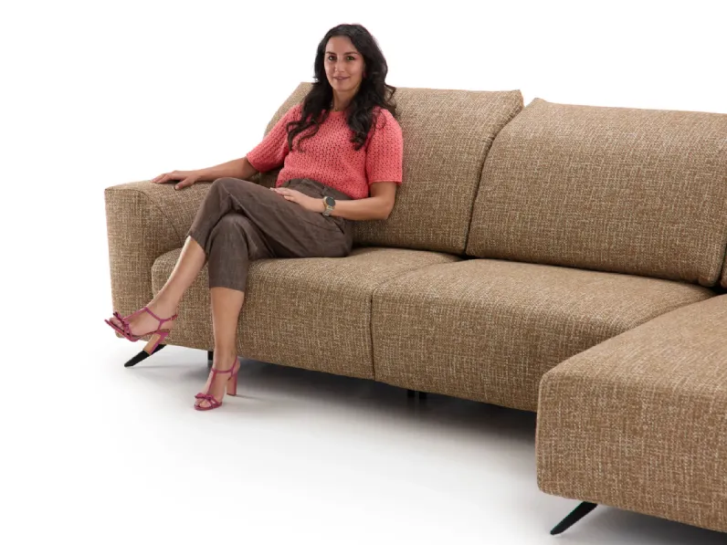 Divano Con penisola Halifax outlet di Diotti.com a prezzo ribassato