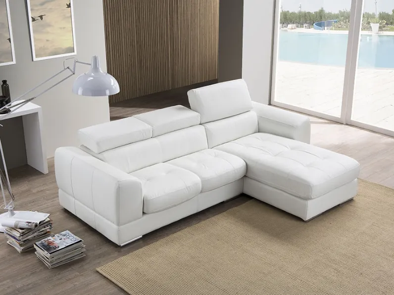 Divano con penisola Armony Artigianale a PREZZO OUTLET scontato del 32%