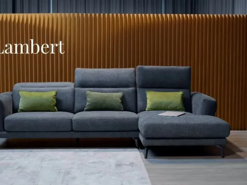 Divano Con penisola modello Lambert di Le comfort a prezzi outlet