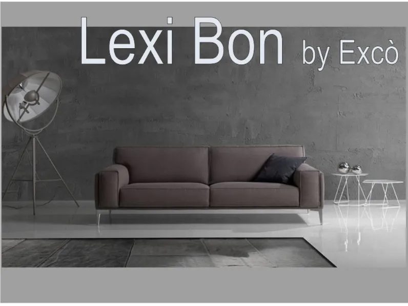 Divano con penisola Lexi bon Excò con forte sconto