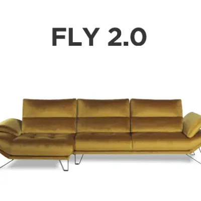 Divano Con penisola Fly 2|0 di Calia a prezzo scontato