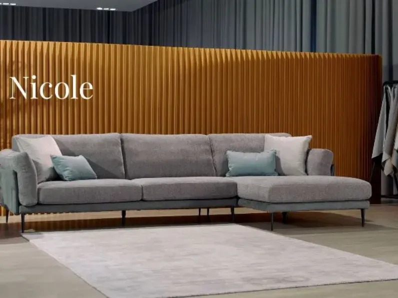 Divano Con penisola Nicole Le comfort ad un prezzo conveniente