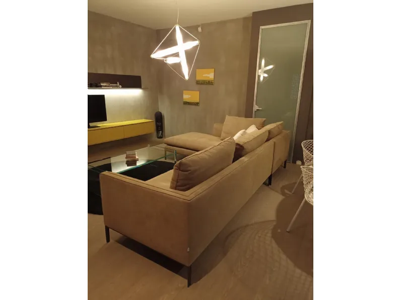 Divano con penisola Paul Molteni & c a prezzi outlet