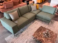 Divano Silver tessuto in misto piuma  Biba salotti in Offerta Outlet