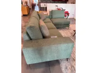 Divano Silver tessuto in misto piuma  Biba salotti in Offerta Outlet