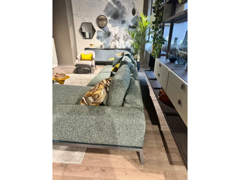 Divano in Tessuto stile design modello Steel scontato - 40%