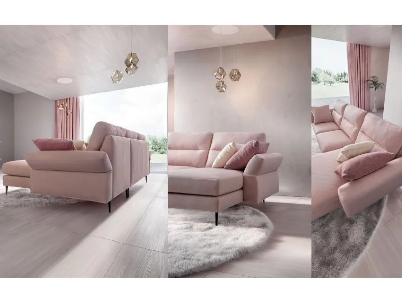 Divano Thoas in Tessuto sfoderabile  di Le comfort scontato 35%