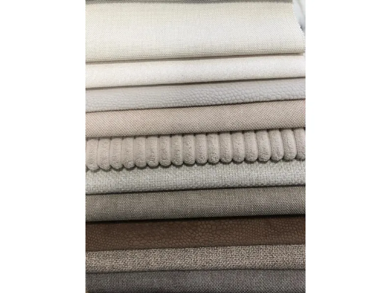 Divano con penisola reversibile Crippa salotti a PREZZO OUTLET scontato del 32%