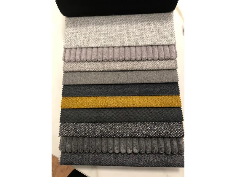 Divano con penisola reversibile Crippa salotti a PREZZO OUTLET scontato del 32%