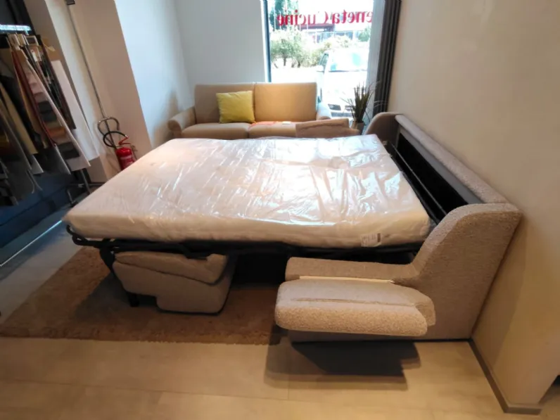 Divano letto modello lisbona in Tessuto Artigianale a prezzo ribassato