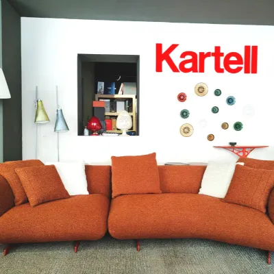 Divano Super tubby in Tessuto sfoderabile  di Kartell scontato 35%