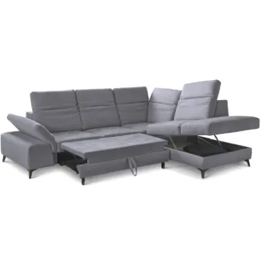 Divano Divano letto con contenitore in Tessuto Md work a prezzo scontato
