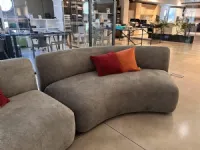 Divano Blossom tessuto in misto piuma  Novamobili a prezzo Outlet