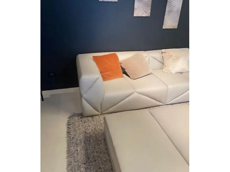 Divano completo luxury italian pelle di Md work in stile design in Offerta Outlet