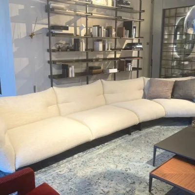 Divano Moncloud cm 4400 tessuto look corda 102 Cassina: con uno SCONTO ESCLUSIVO del 28%