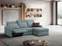 Divano Con penisola modello Delon 241 x 155 di Excò a prezzi outlet