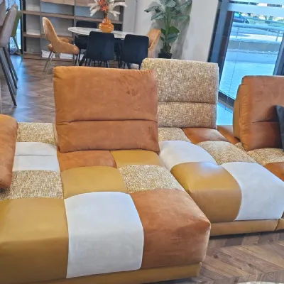 Divano Kipling in Tessuto non sfoderabile  di Delta salotti scontato 40%