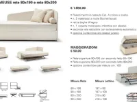 Divano Letto Dormeuse Bk salotti a 1650