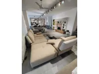 Divano componibile modello clan microfibra in poliuretano  Artigianale in Offerta Outlet