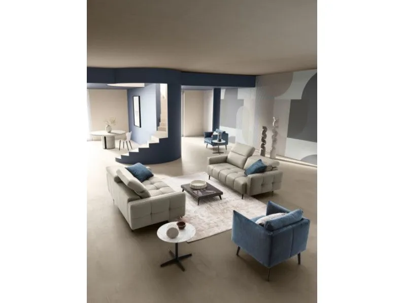 Divano in Tessuto stile moderno modello Divano gillan scontato - 30%