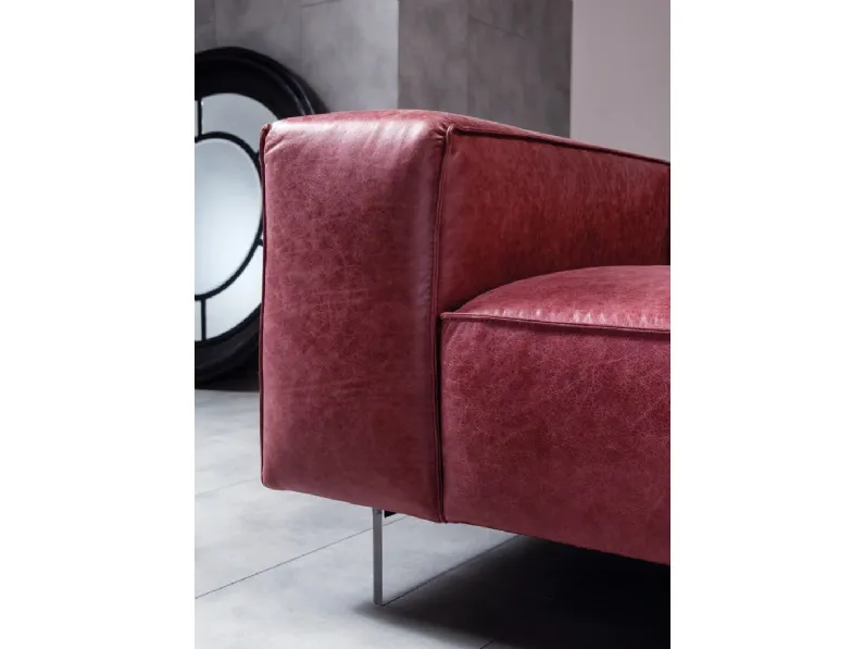 Divano in pelle e memory  firenze Md work a prezzo scontato