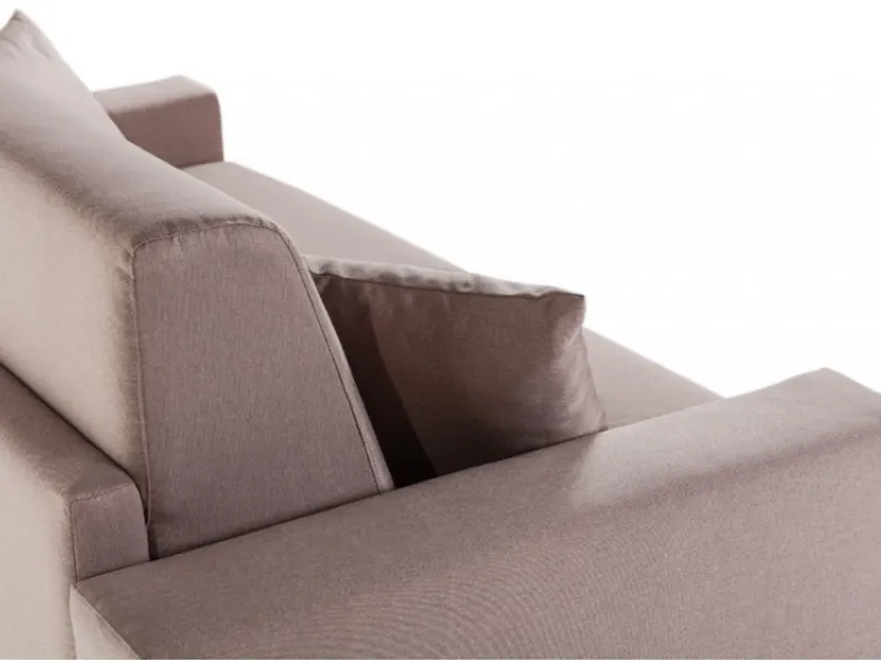 Divano design tessuto Divano letto materasso  h17 memory t di Md work con sconto del - 45%