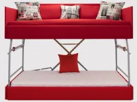 Divano design tessuto Divano letto suite expo di Artigianale con sconto del - 10%