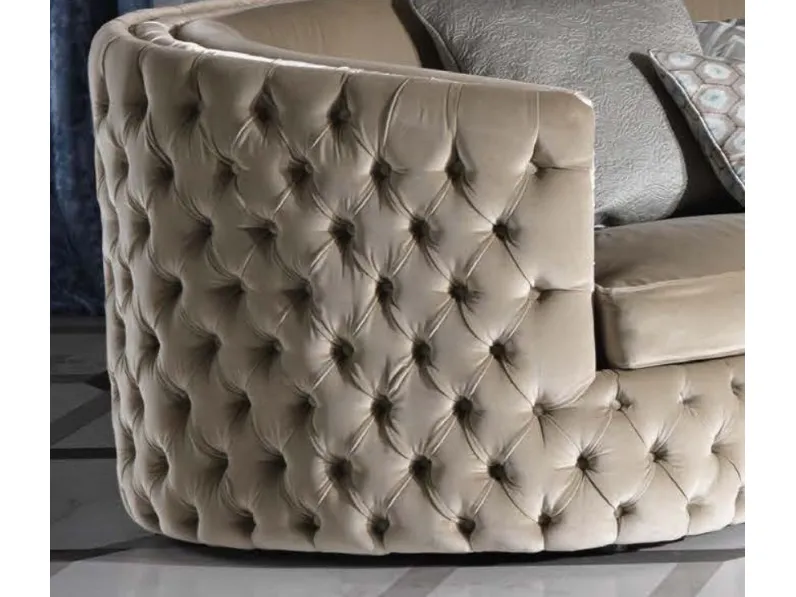 Divano da Grandi modello Divano luxury velutto cotone maxi di Md work scontato