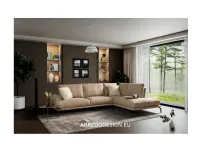 Divano Con penisola Ethan Gamma in Offerta Outlet a 2720 Euro