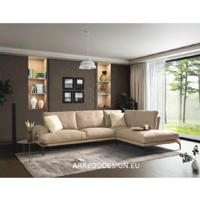 Divano Con penisola Ethan Gamma in Offerta Outlet a 2720 Euro