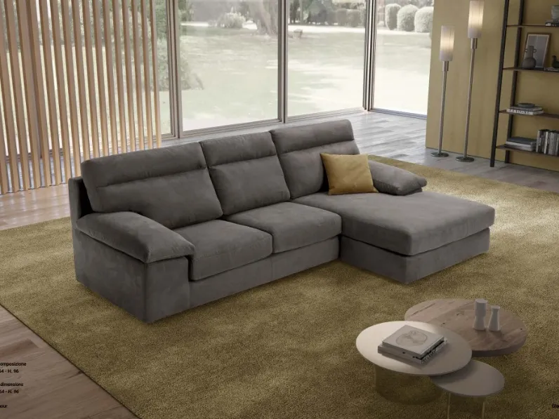 Divano Glamour  275 x 164 Excò in OFFERTA - 22%