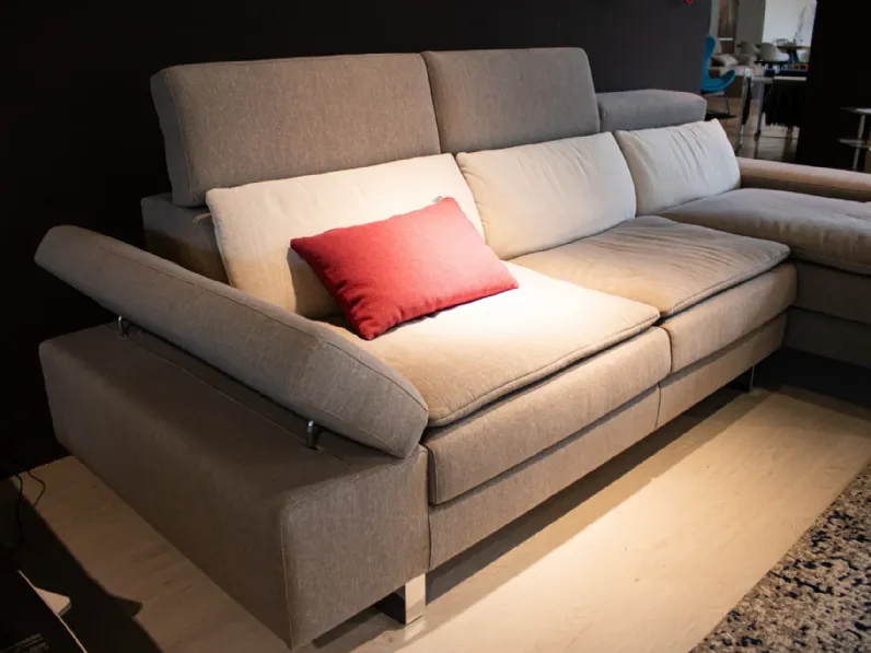 Divano Con penisola Gordon Morbidline salotti in Offerta Outlet a 2303 Euro