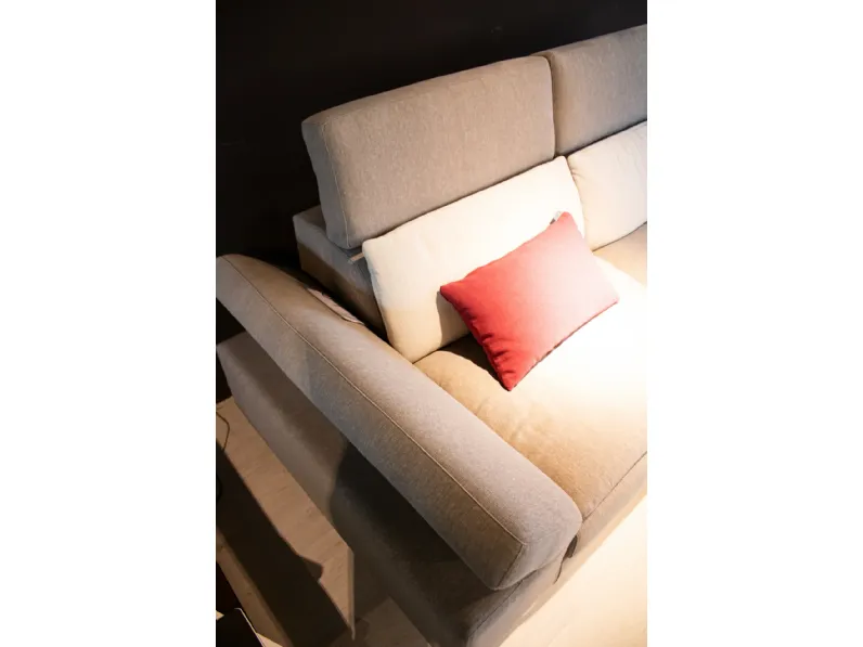 Divano Con penisola Gordon Morbidline salotti in Offerta Outlet a 2303 Euro
