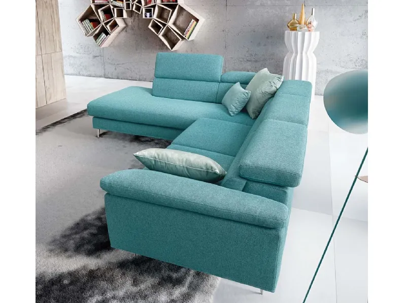 Divano in Tessuto stile moderno modello Greta scontato - 35%