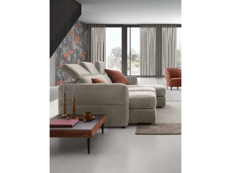 Divano in Tessuto stile moderno modello Hill scontato - 35%