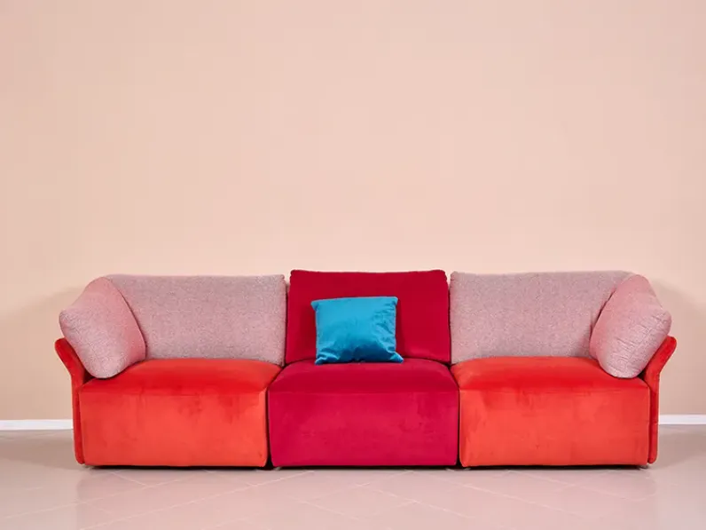 Divano in Tessuto stile design modello Ibis_2 art. 1156_2 scontato - 60%
