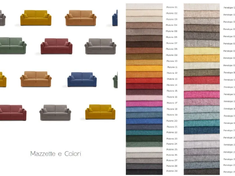 Divano in Tessuto stile design modello Alfa scontato - 36%
