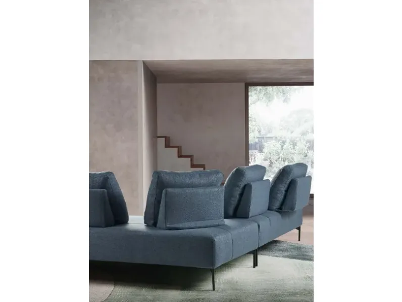 Divano design tessuto Asso 304 x 213 di Excò con sconto del - 22%