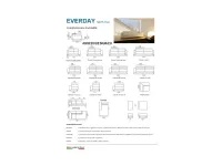 Divano in Tessuto stile design modello Everday scontato - 35%