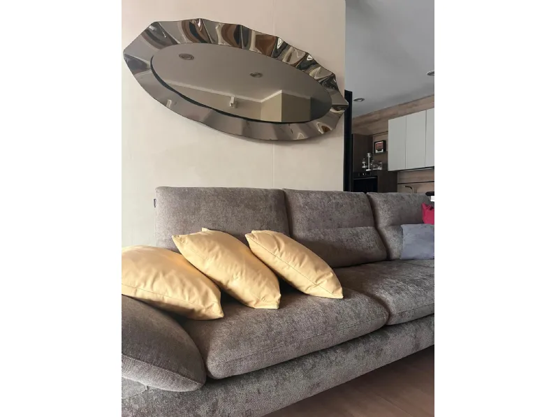 Divano Con penisola modello Monnalisa di Nicoletti home a prezzi outlet