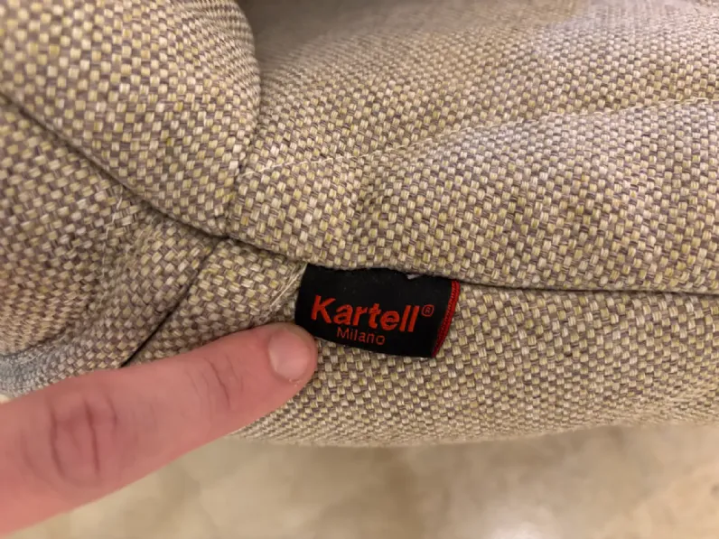 Divano Kartell foliage tessuto in piuma  Kartell in Offerta Outlet